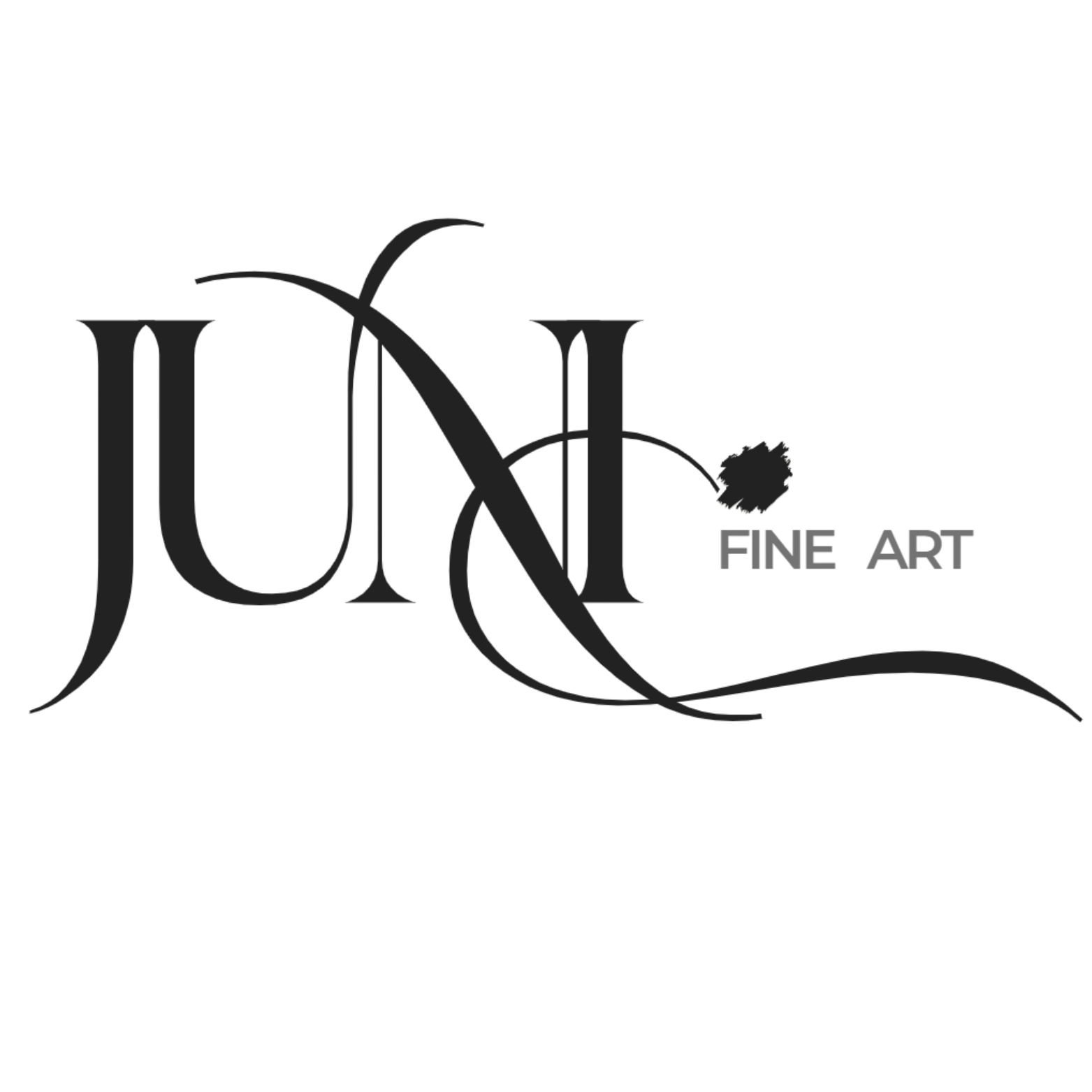 Juni fine art logo artist online gallery